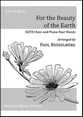 For the Beauty of the Earth SATB choral sheet music cover